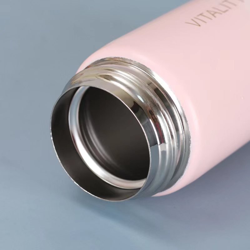 Wide Mouth Vacuum Flask Double Wall Stainless Steel Insulated Kids School Water Bottles with Bounce Lid