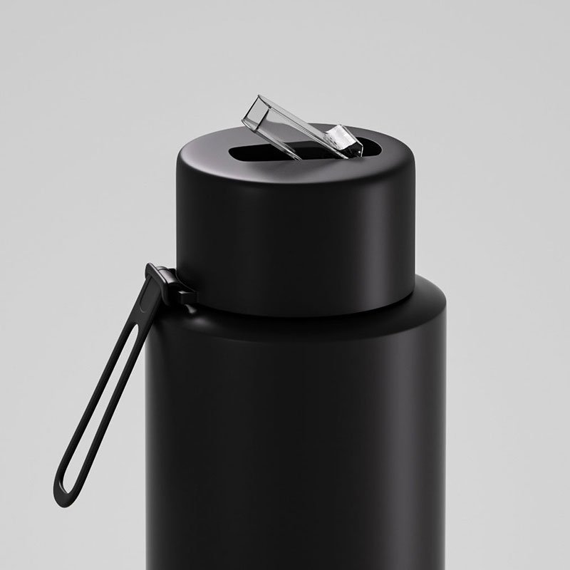 Custom logo ss 34oz Insulated vacuum flask ceramic lined reusable stainless steel ss water bottles