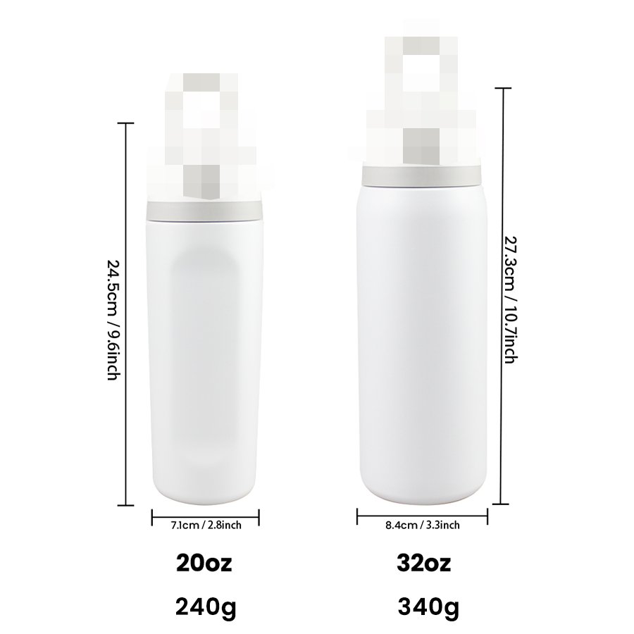 Custom Logo 20oz 32oz BPA-Free Two Ways Spout Drinking Stainless Steel Vacuum Flask Thermos Water Bottle