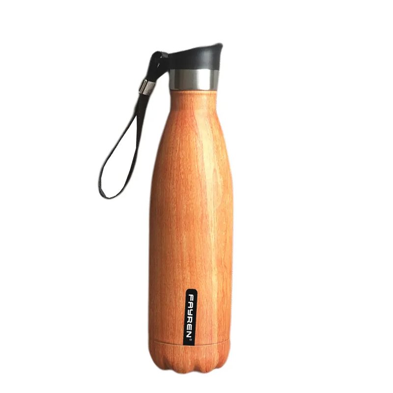 Customized Fashion Double Wall Vacuum Flasks Insulated Running Water Bottles for Camping Stainless Steel Travel CLASSIC