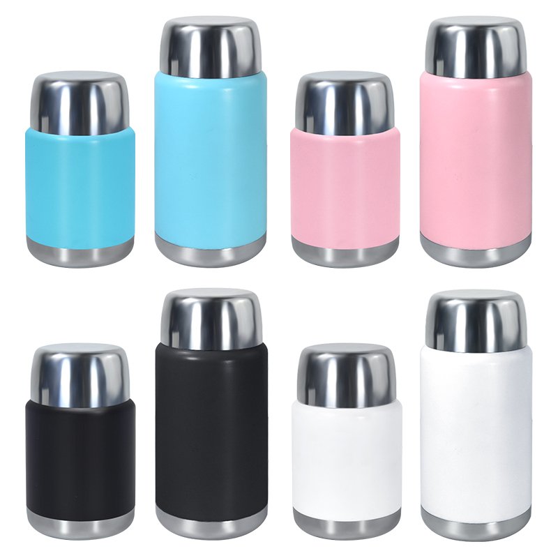 Customized 500ML 750ML Colorful Stainless Steel Double Wall Food Vacuum Flask Thermo 12-24 Hours Vacuum Lunch Box Thermo