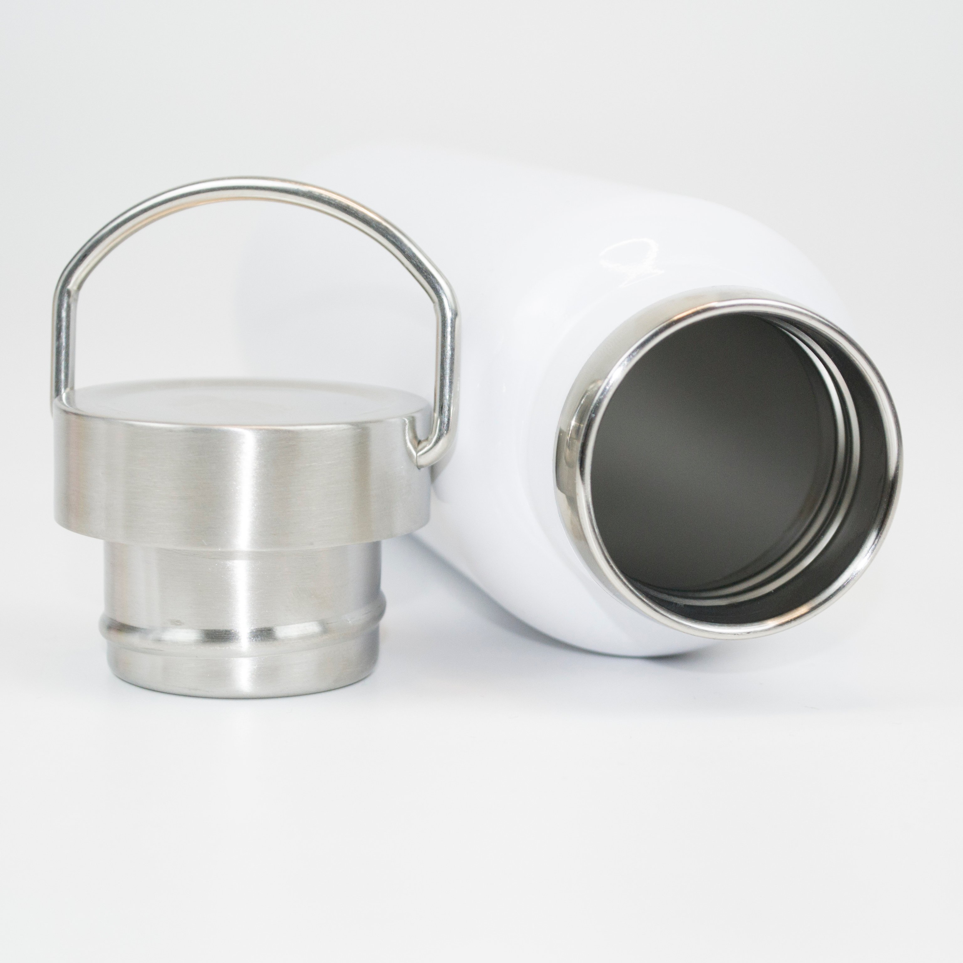 Hot Selling 18/8 Stainless Steel Sports Water Bottle Insulated Thermos Narrow Mouth Flask With Custom Logo Bamboo Lids