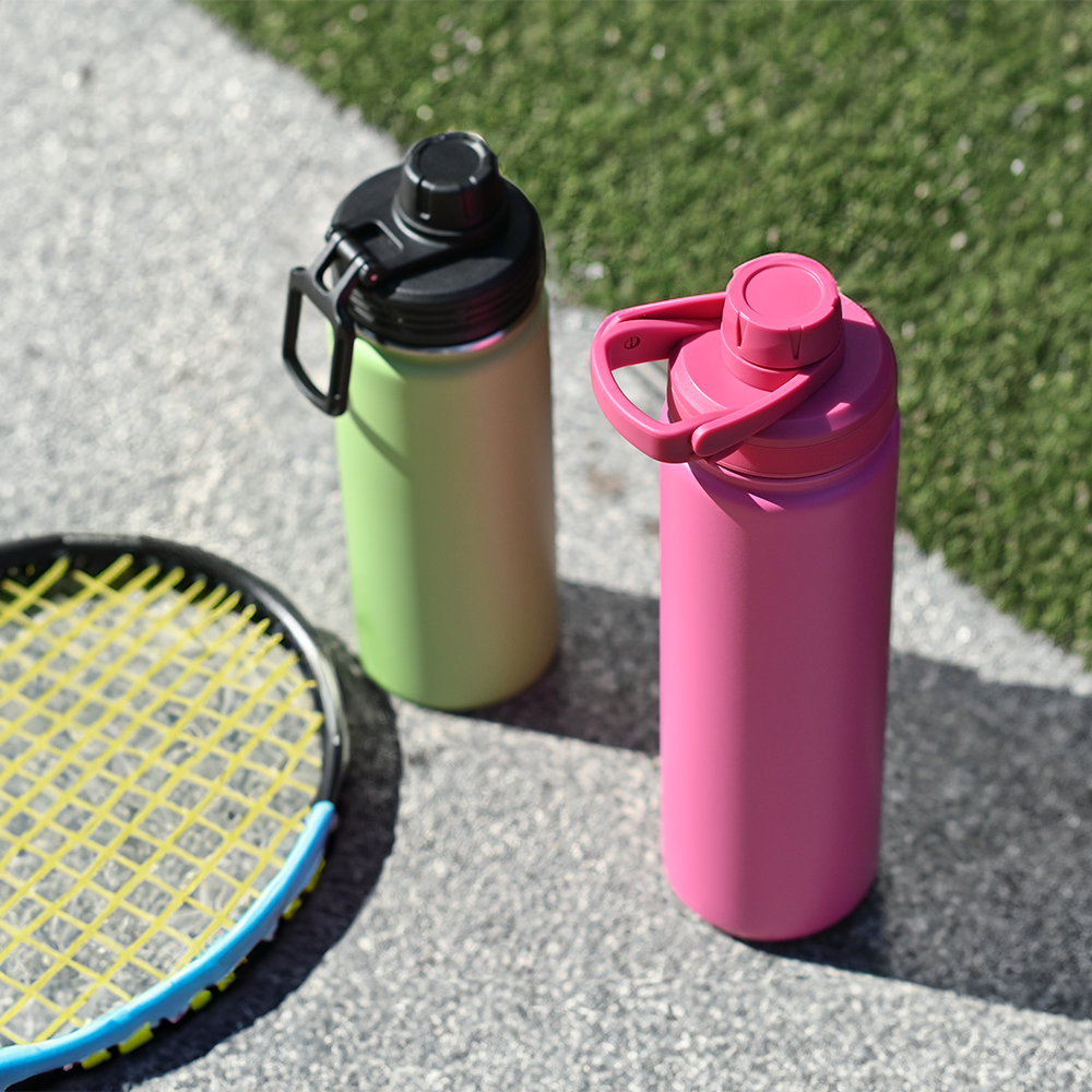 22OZ Factory Wholesale Vacuum Flask New Design Lid Travel Mug Wide Mouth Sports Water Bottle