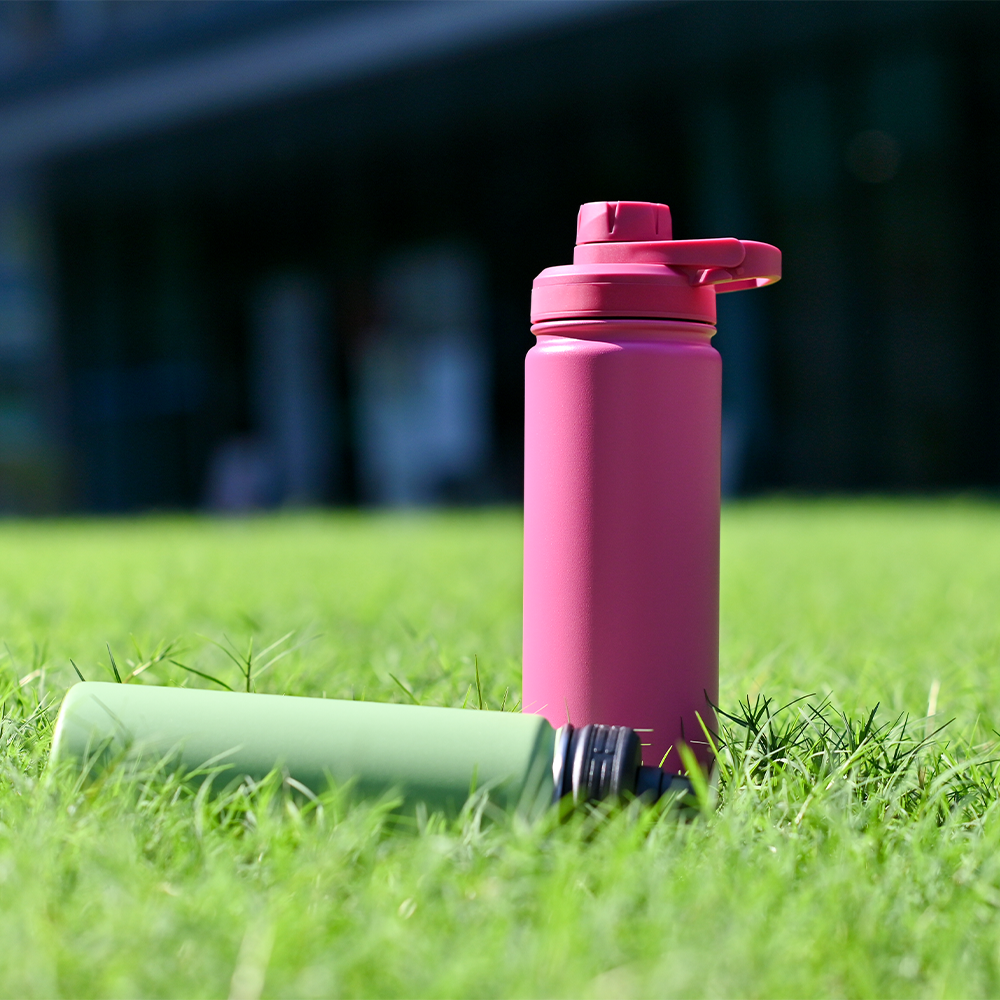 22OZ Factory Wholesale Vacuum Flask New Design Lid Travel Mug Wide Mouth Sports Water Bottle