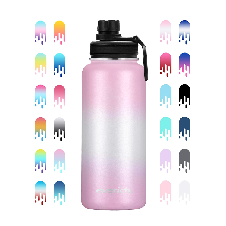 Trending Products 2024 New Arrivals 32oz Wide Mouth Sports Insulated portable Vacuum Flasks Stainless Steel Water Bottle