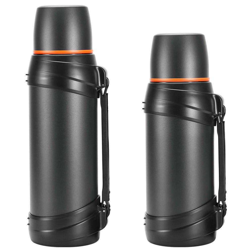 Classic style vacuum flask Large capacity stainless steel water bottle outdoor Sports kettle with lid