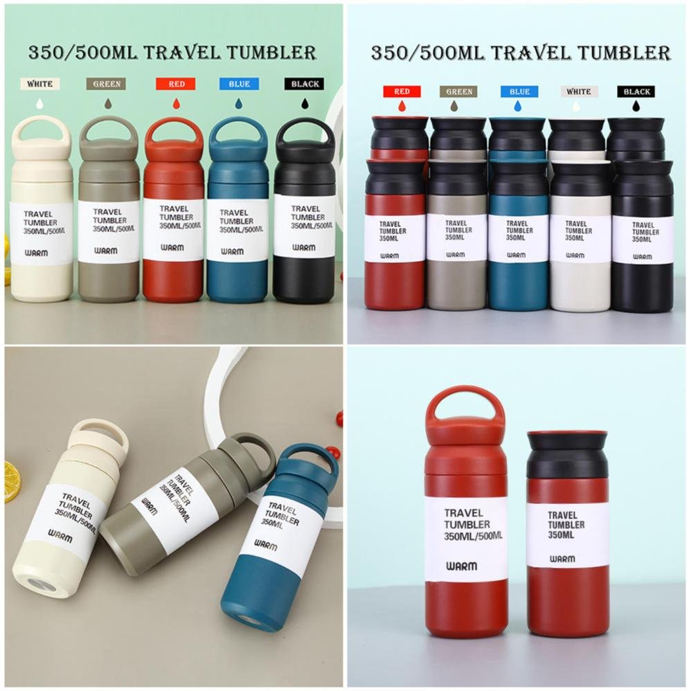 Japanese-style Travel Coffee Mug Nice Portable Stainless Steel Tumbler Camping Party Business Gifts Desktop Office Use