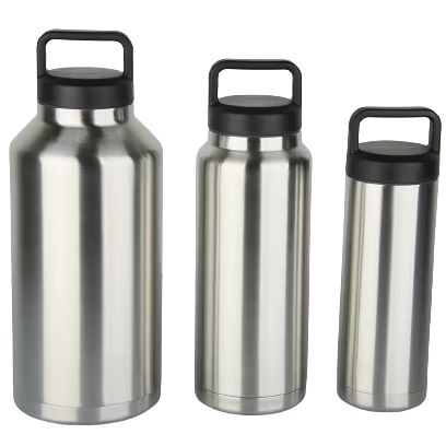 18/36/64oz Stainless Steel Vacuum Insulated Thermos Double Wall Gym Water Bottle