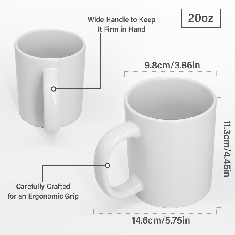 Wholesale manufacturer 11 oz Porcelain White Custom Custom Logo 11oz Printed Christmas Sublimation blank Ceramic Cup Coffee Mugs