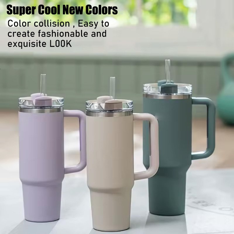 Large Capacity 304 Stainless Steel Sippy Cup for Men and Women Disposable Summer Ice High-Appearance Level Water Mugs