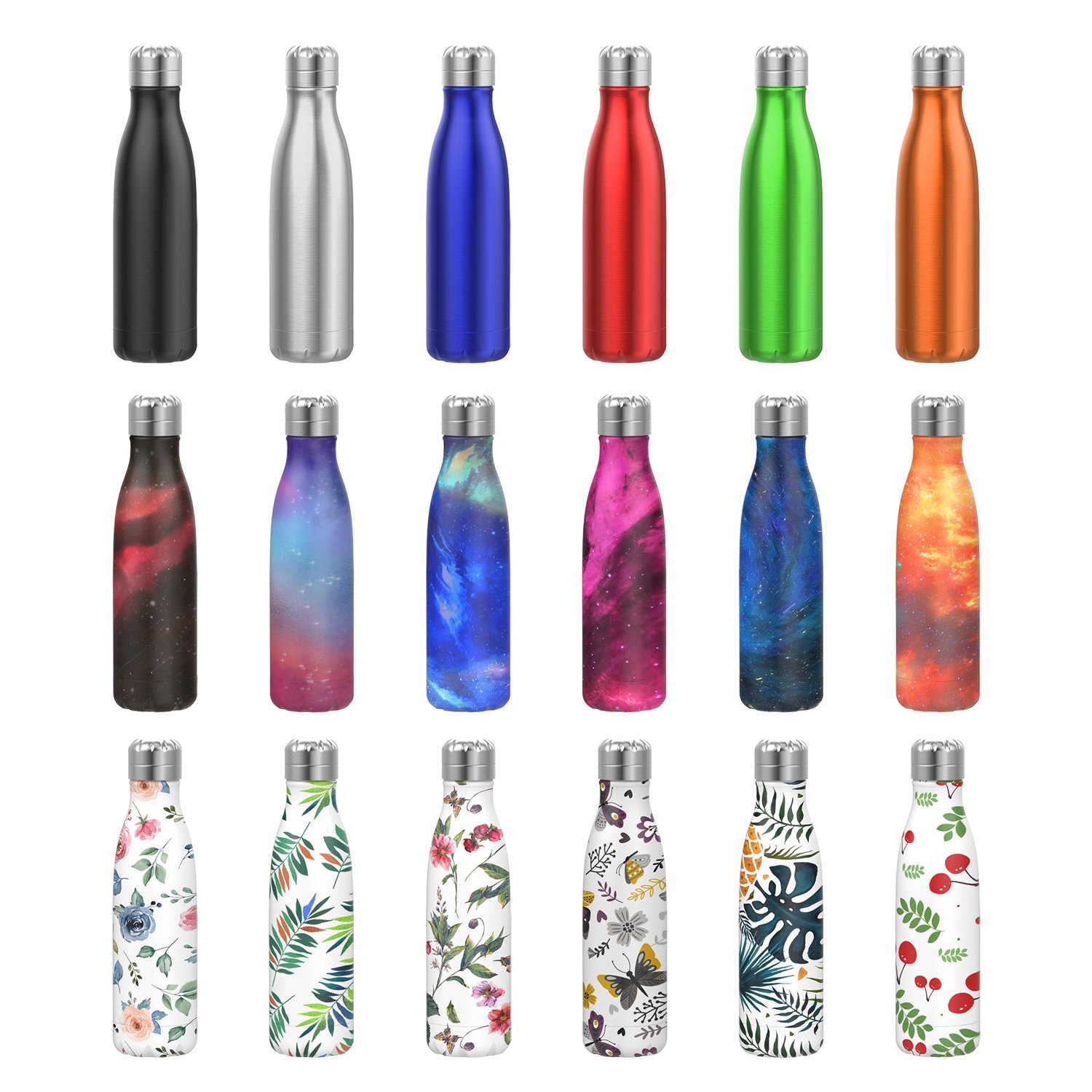Double Wall Cola Shape Vacuum Flask Food Grade Stainless Steel Water Bottle