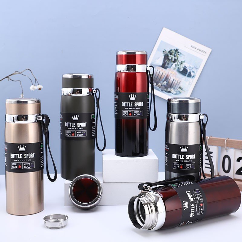 High Quality 1L 316 Stainless Steel Thermos Bottle Large Capacity Portable Double Wall Vacuum Insulated Sports Water Bottle