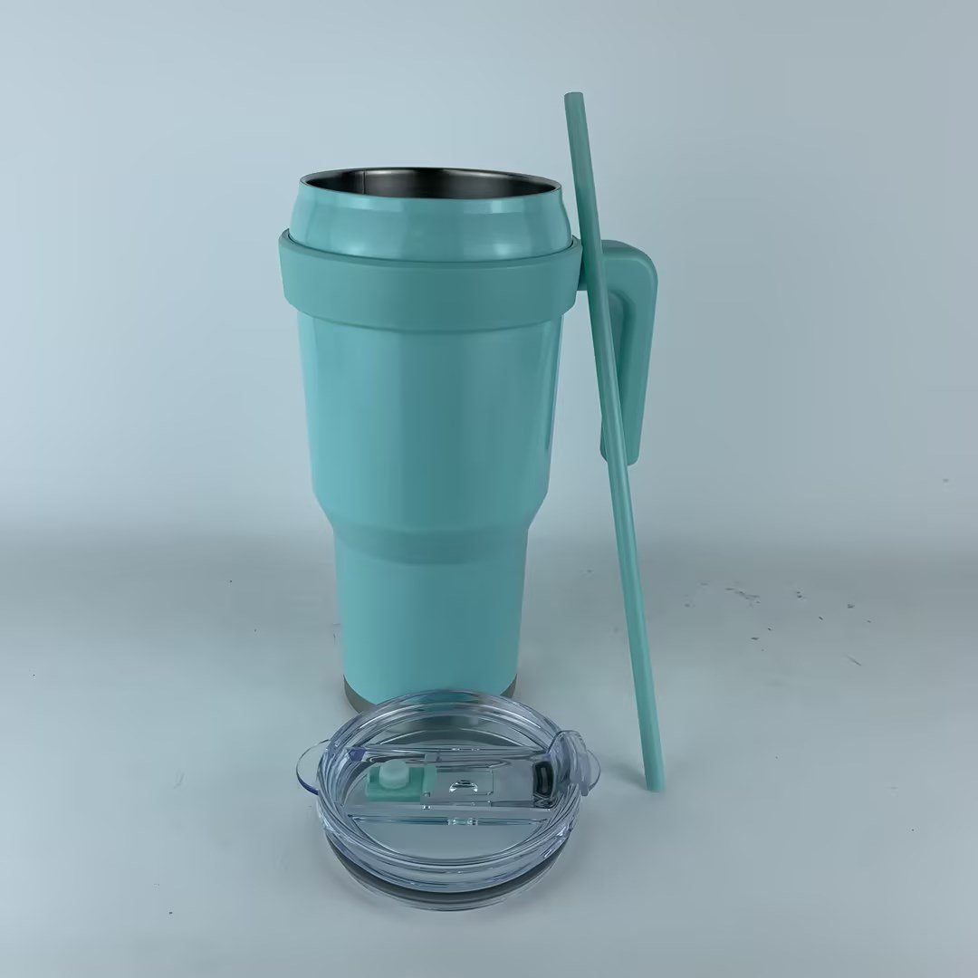 High Quality 50oz Double Wall Vacuum Double wall bottle 304 Stainless Steel Tumbler with handle