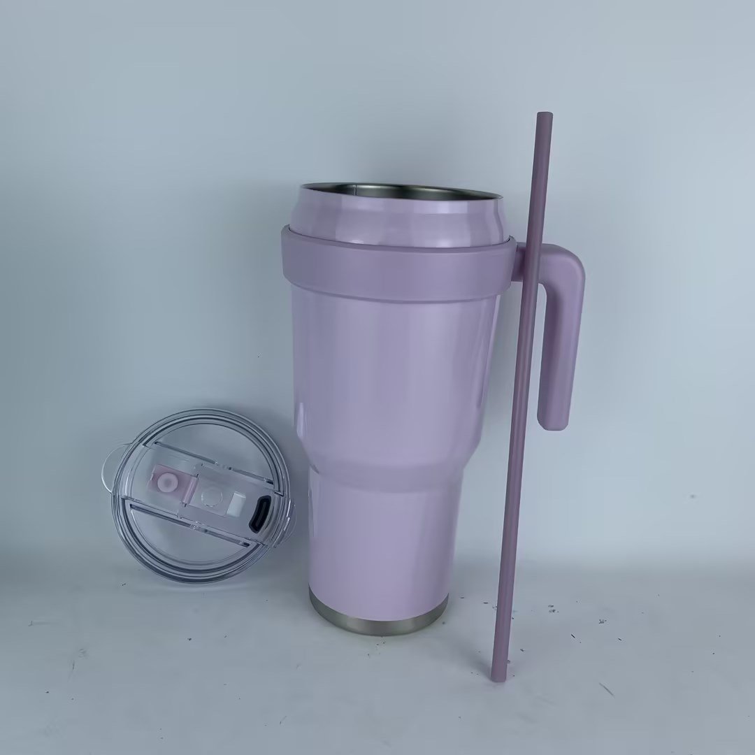 High Quality 50oz Double Wall Vacuum Double wall bottle 304 Stainless Steel Tumbler with handle