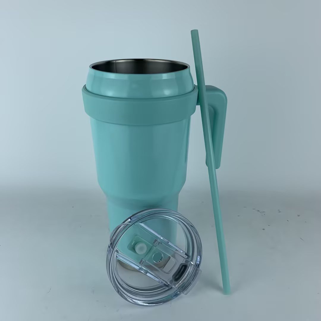 High Quality 50oz Double Wall Vacuum Double wall bottle 304 Stainless Steel Tumbler with handle