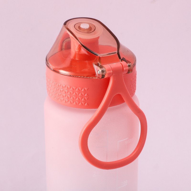 32oz Water Bottle with Straw & Motivational Time Marker Leakpro Ensure Drink Enough Water Throughout The Day for Fitness
