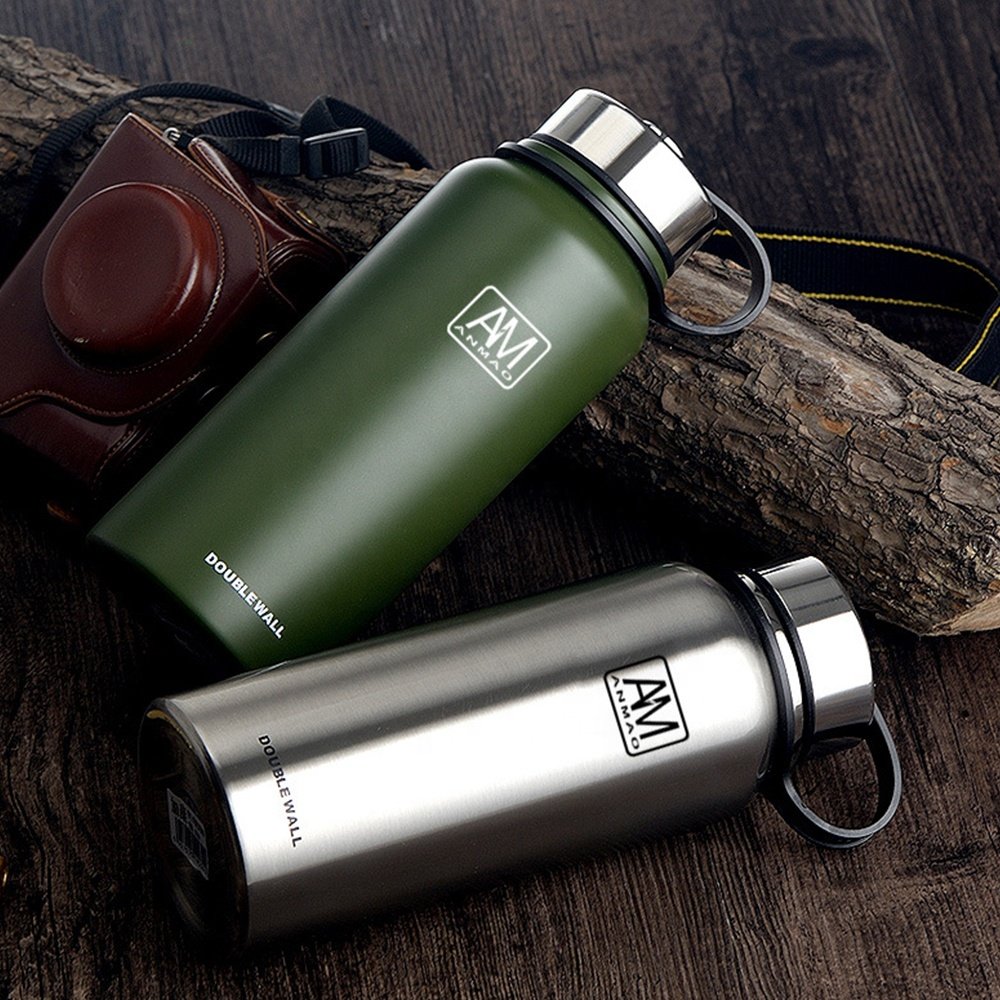 Vacuum Flask Portable Insulated Stainless Steel Sports Bottle