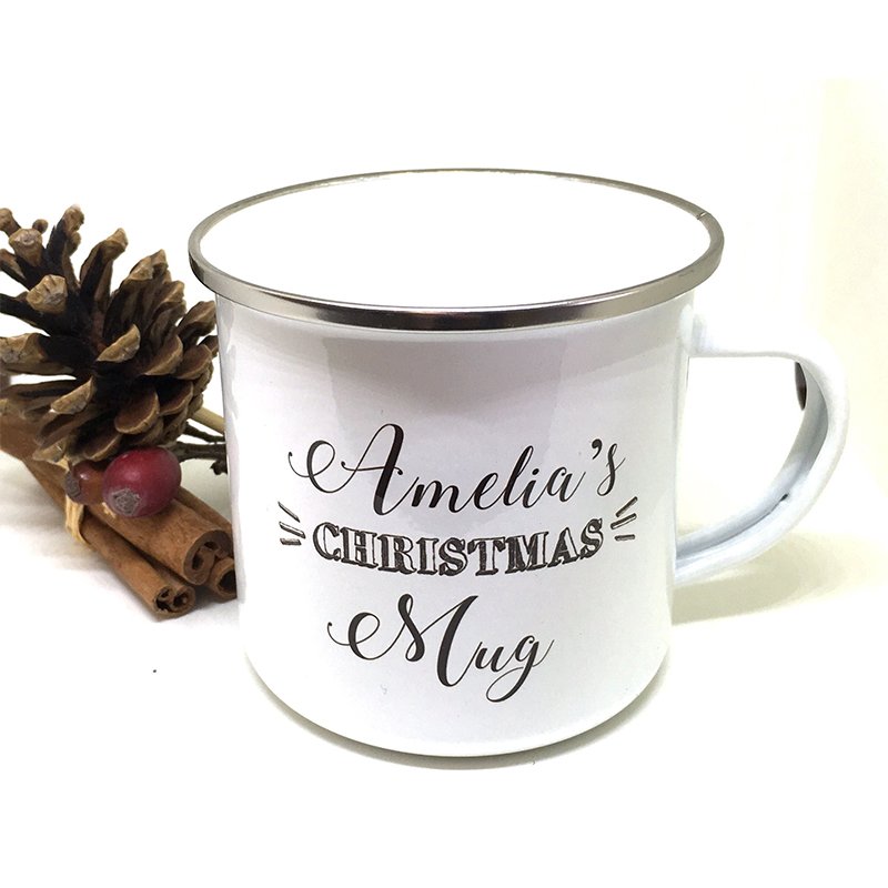 12oz food grade safety green color customized logo printed enamel ware coffee water serving belly mug cup with black rim