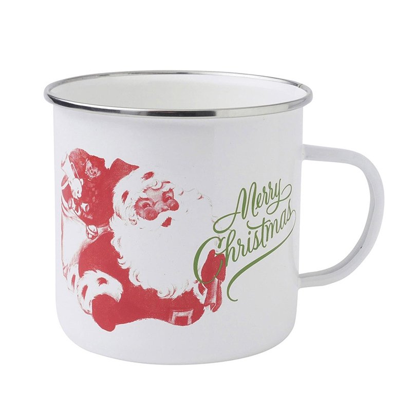 12oz food grade safety green color customized logo printed enamel ware coffee water serving belly mug cup with black rim