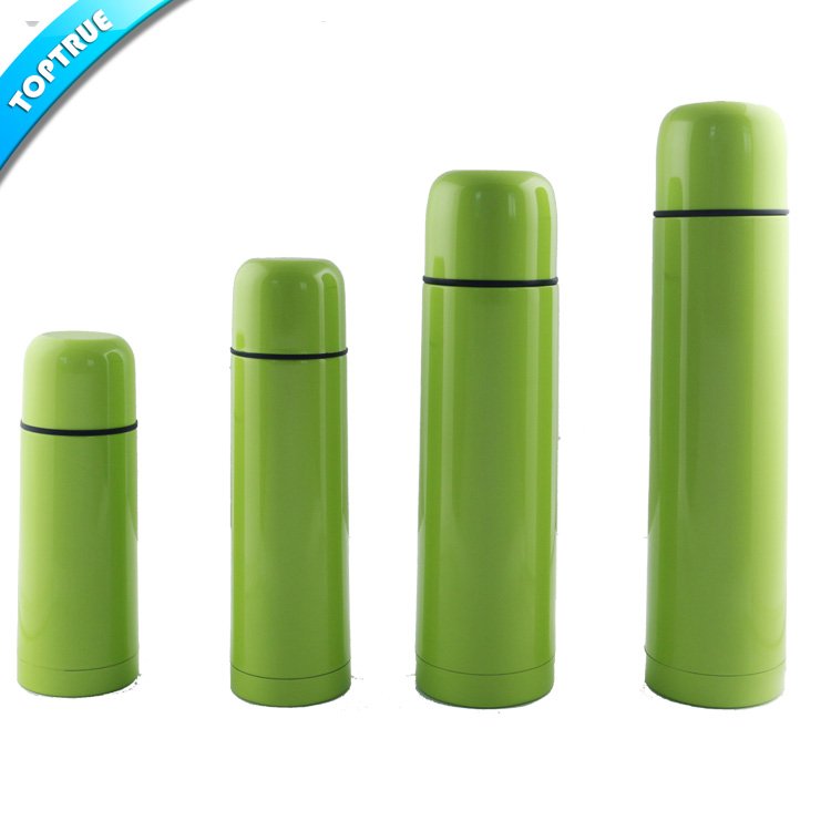 funky best selling colorful solid color stainless steel vaccum flask thermos