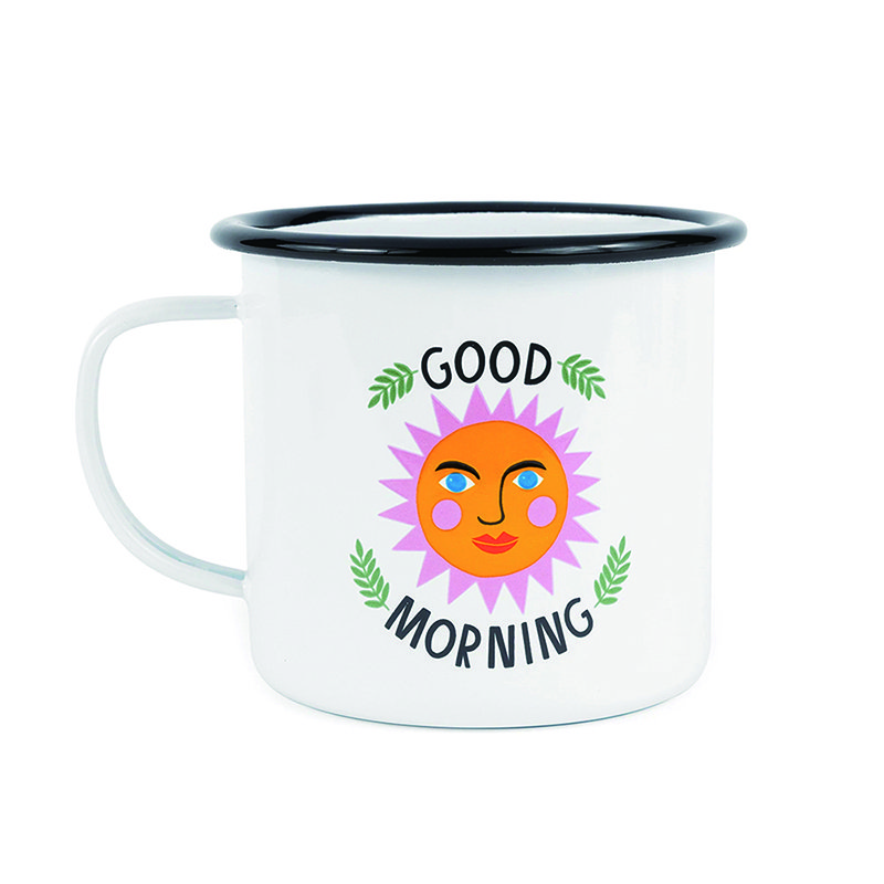 Bulk Custom Colored Logo Printing Vintage Blank Stainless Steel Enamel Sublimation Mugs