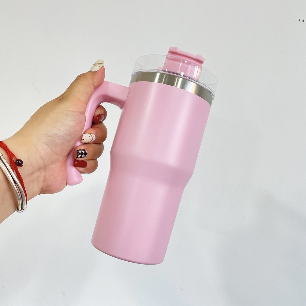 USA warehouse BPA free water bottle stainless steel 20oz kids adventure mugs with handle for Sublimation Transfer