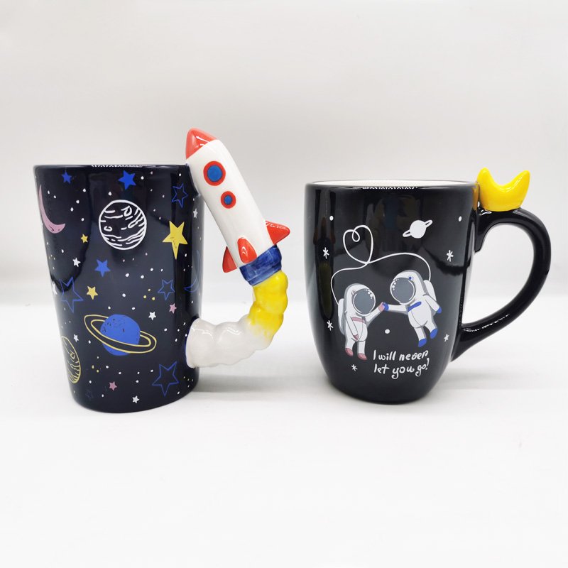 Factory NOVELTY diy ceramic Custom Cup 3D Animal Cup Coffee mugs