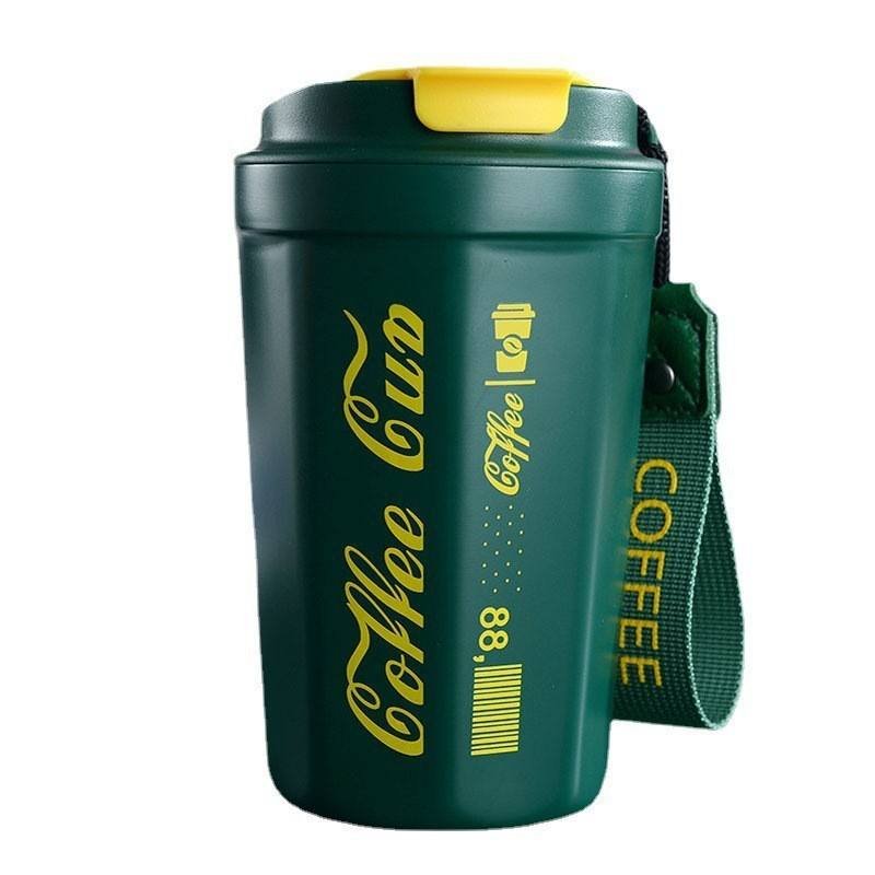 380ml Custom Logo Vacuum Insulated Double Wall Tumbler Reusable Coffee Mugs Stainless Steel Coffee Mug Cup With Lid