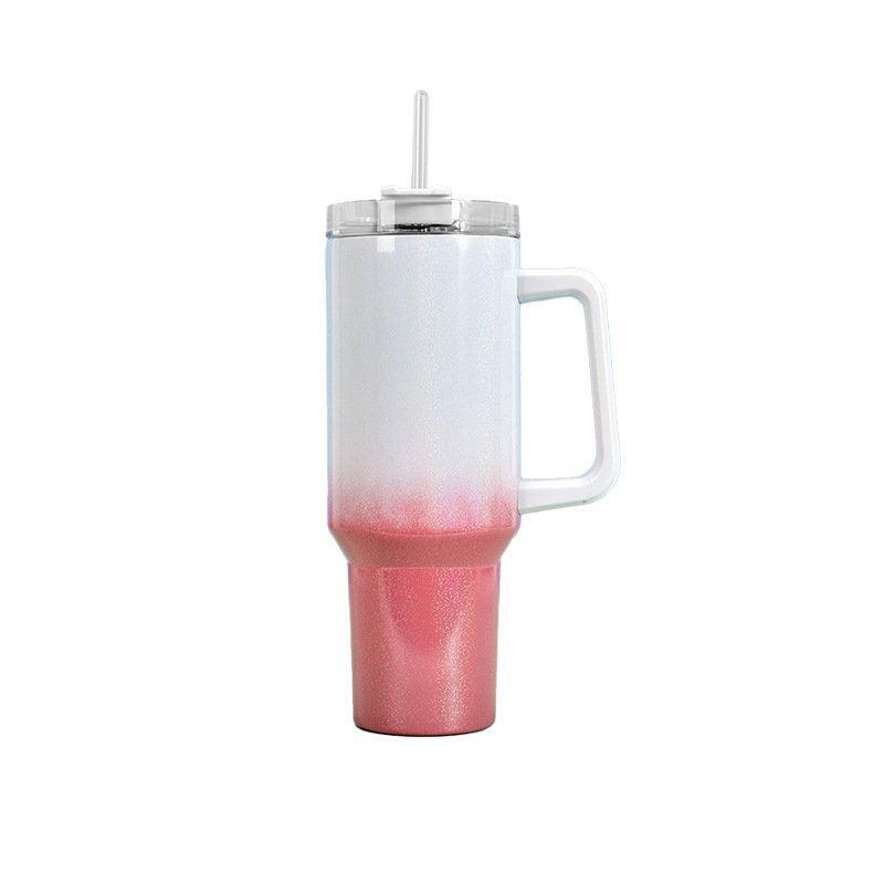 Most Popular 40oz Adventure Vacuum Travel Tumbler Large Capacity Portable Coffee Cup Mug With Straw Handle