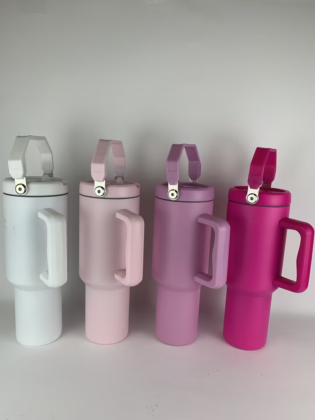 Match to 40 oz Tumbler Lid Reusable Stainless Steel Water Bottle Insulated double wall Travel Mug Cups Thermos Coffee Cup