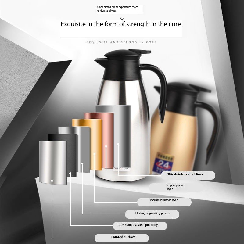 FTS vacuum flasks 304 stainless steel thermal jug tea reasonable price manufacturer insulated kettle water coffee thermoses
