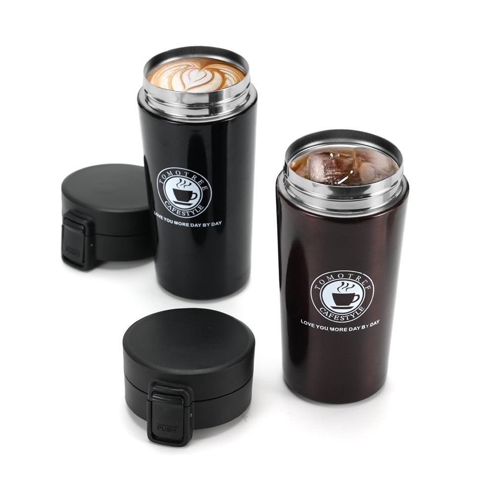 Wholesale Portable Modern Reusable Double Wall Stainless Steel Travel Mug With Bounce Lid