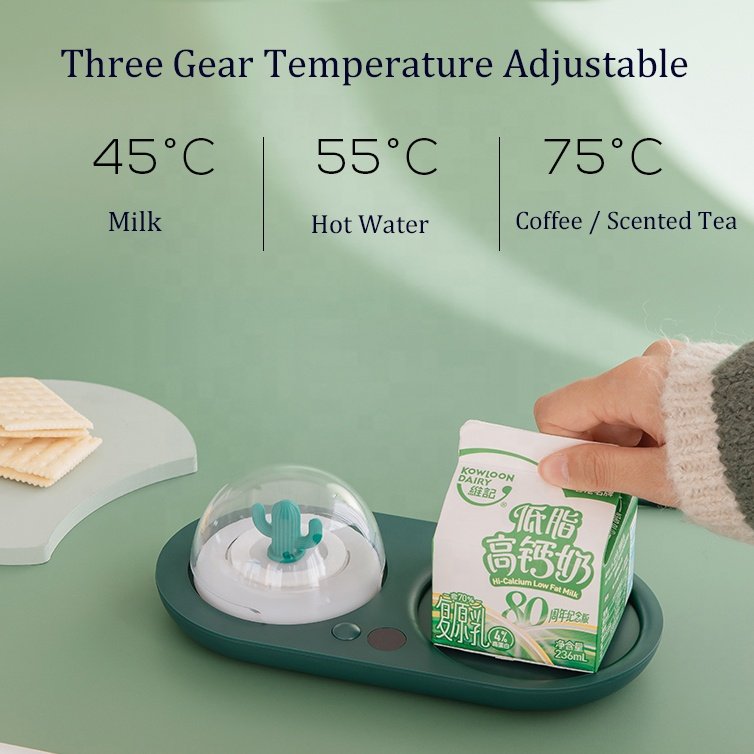 Smart Electric Beverage Coffee Mug Cup Warmer Water Thermostat Coaster Desktop Heating Plate