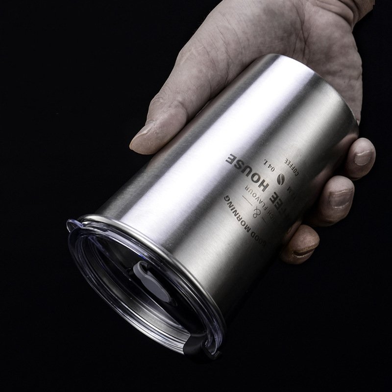 Custom Logo Large Capacity 304 Stainless Steel Cup Insulated Travel Coffee Beer Mug