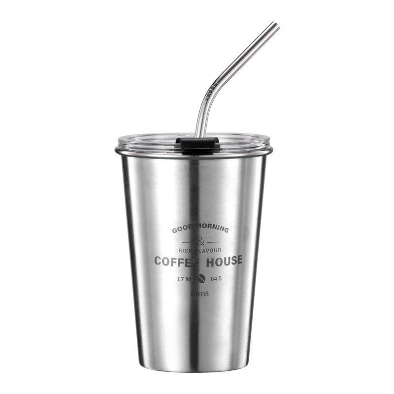 Custom Logo Large Capacity 304 Stainless Steel Cup Insulated Travel Coffee Beer Mug