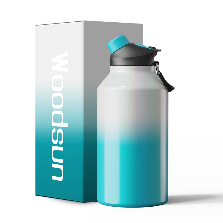 Factory Vacuum Insulated Stainless Steel Water Bottle 64Oz