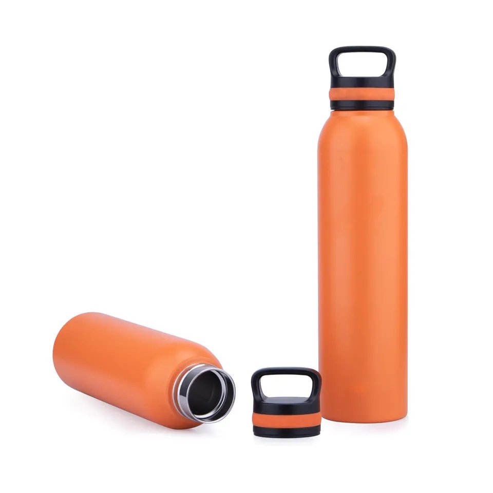 Custom 630ml Double Wall Insulated Vacuum Stainless Steel Sport Water Bottle