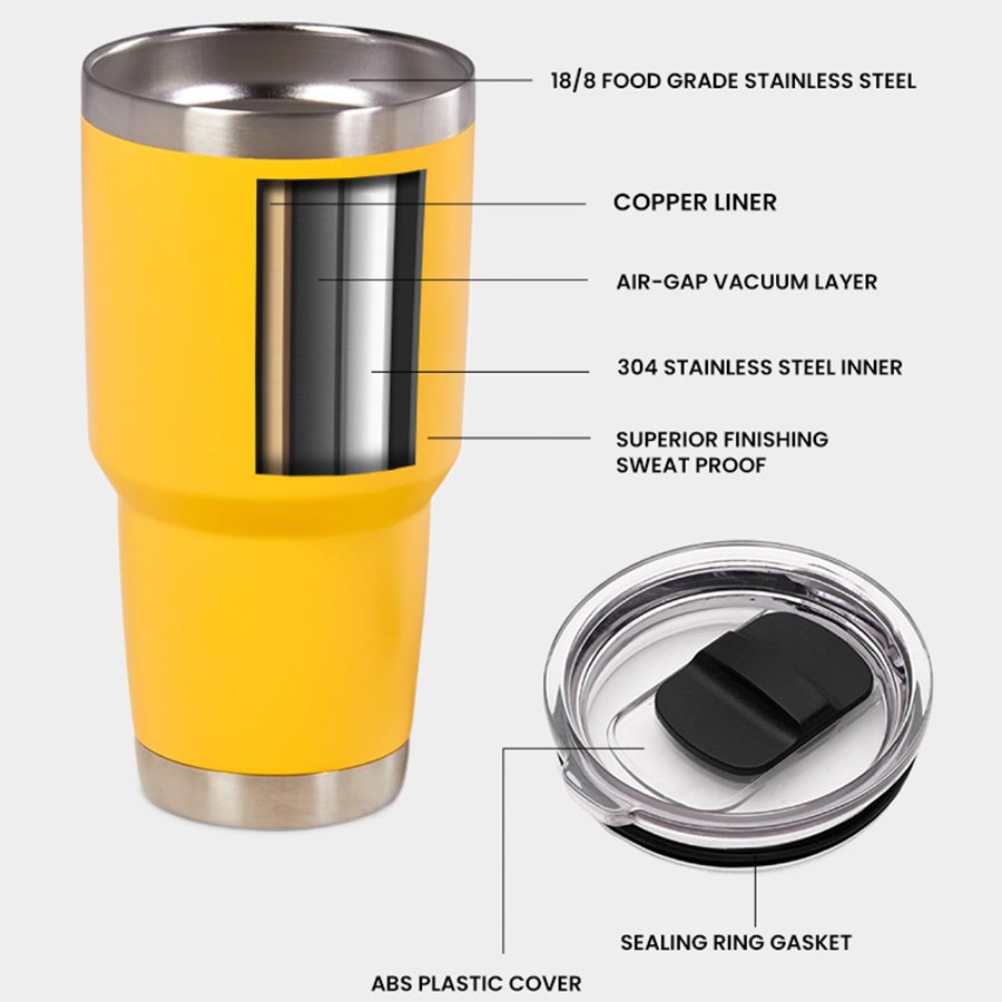 Custom Logo 20oz Multi-colored Metal Hot Cold Drink Tumbler Stainless Steel Vacuum Insulated Tumbler Coffee Travel Mug