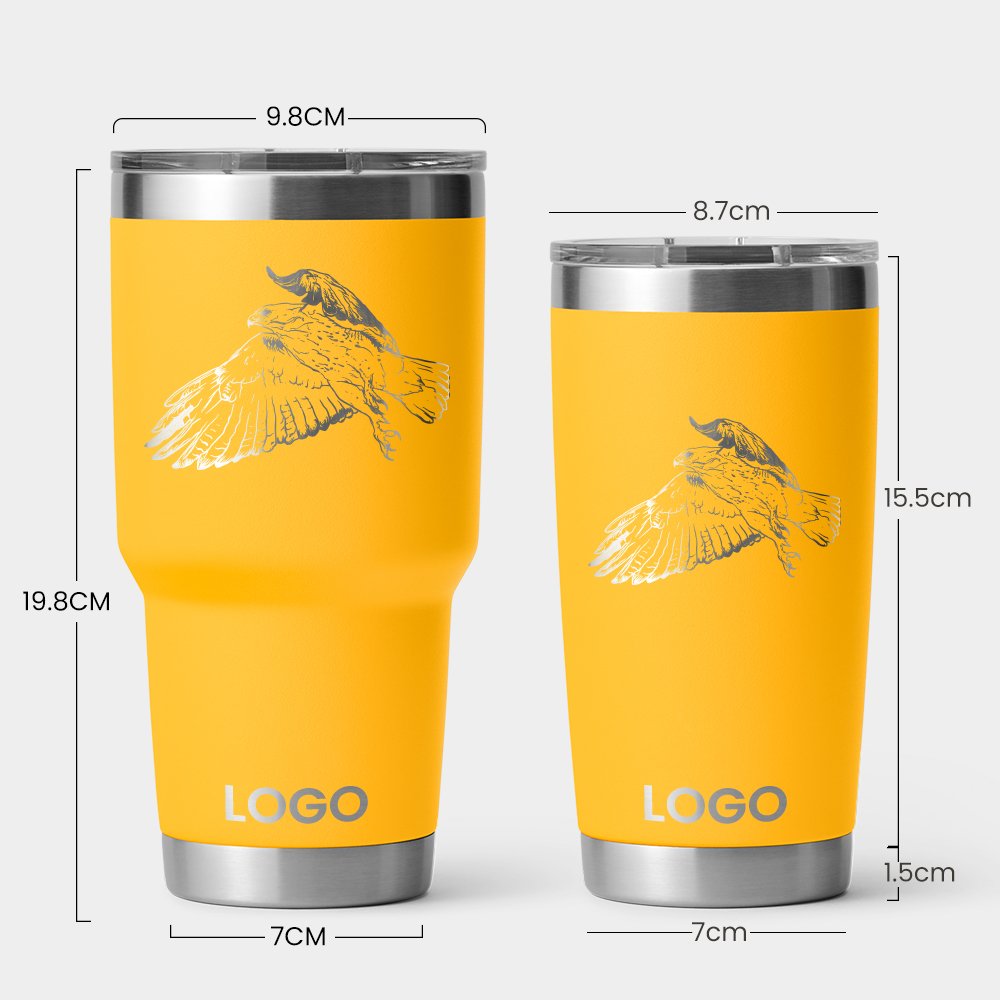 Custom Logo 20oz Multi-colored Metal Hot Cold Drink Tumbler Stainless Steel Vacuum Insulated Tumbler Coffee Travel Mug