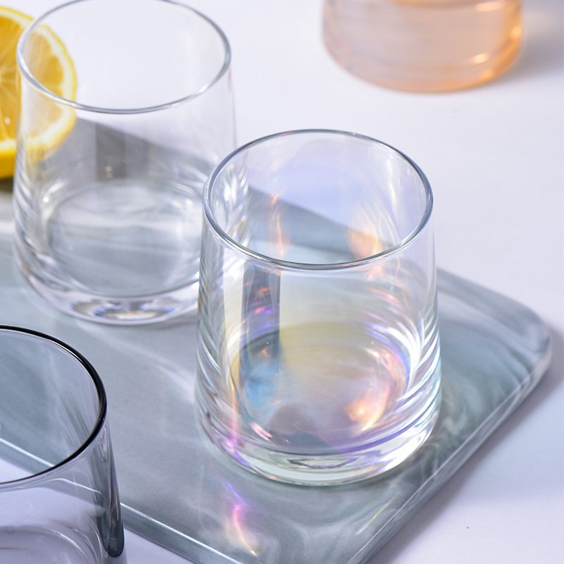 Manufacture Clear drink water wine Beverage Cup Glass Water Mug For Coffee