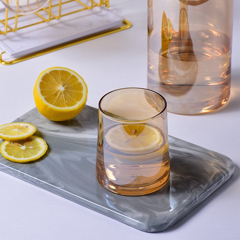 Manufacture Clear drink water wine Beverage Cup Glass Water Mug For Coffee