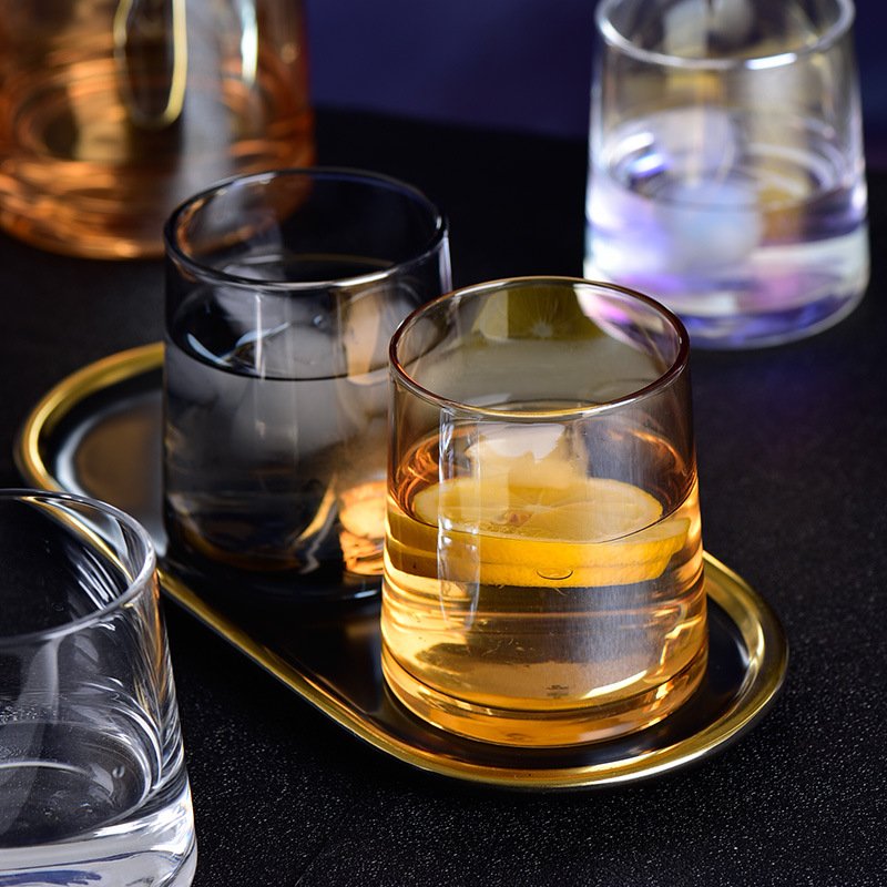 Manufacture Clear drink water wine Beverage Cup Glass Water Mug For Coffee