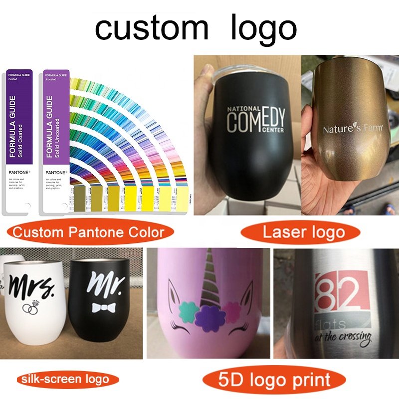 ZP Custom Powder Coated 12oz Stainless Steel Water Cup Lowball Tumbler Double Wall Insulated travel coffee mug