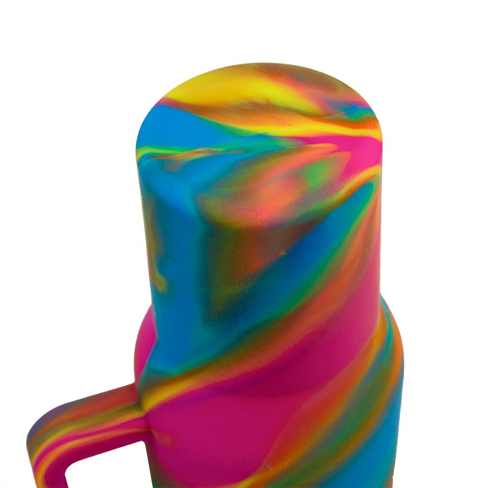 40oz Silicone Water Cup with Handle HighTemperature Resistant Tumbler Friendly Travel Coffee Mug