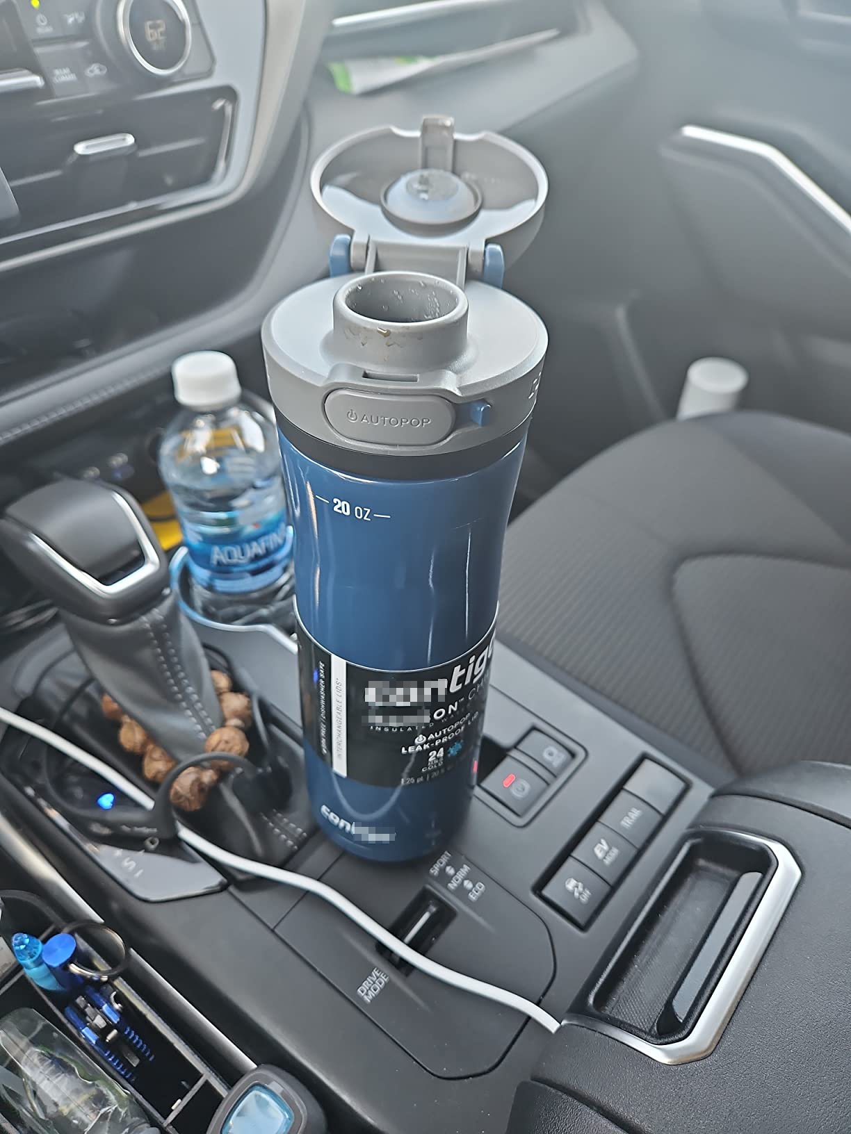 24 oz Chill 2.0 Stainless Steel Vacuum Insulated ContigoCortland Water Bottle with Spill Proof Lid