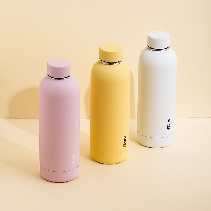 Yeway Free Sample Custom 500ML Thermos Vacuum Flask Double Wall Stainless Steel Water Bottle Vacuum Flasks Stainless Steel Flask