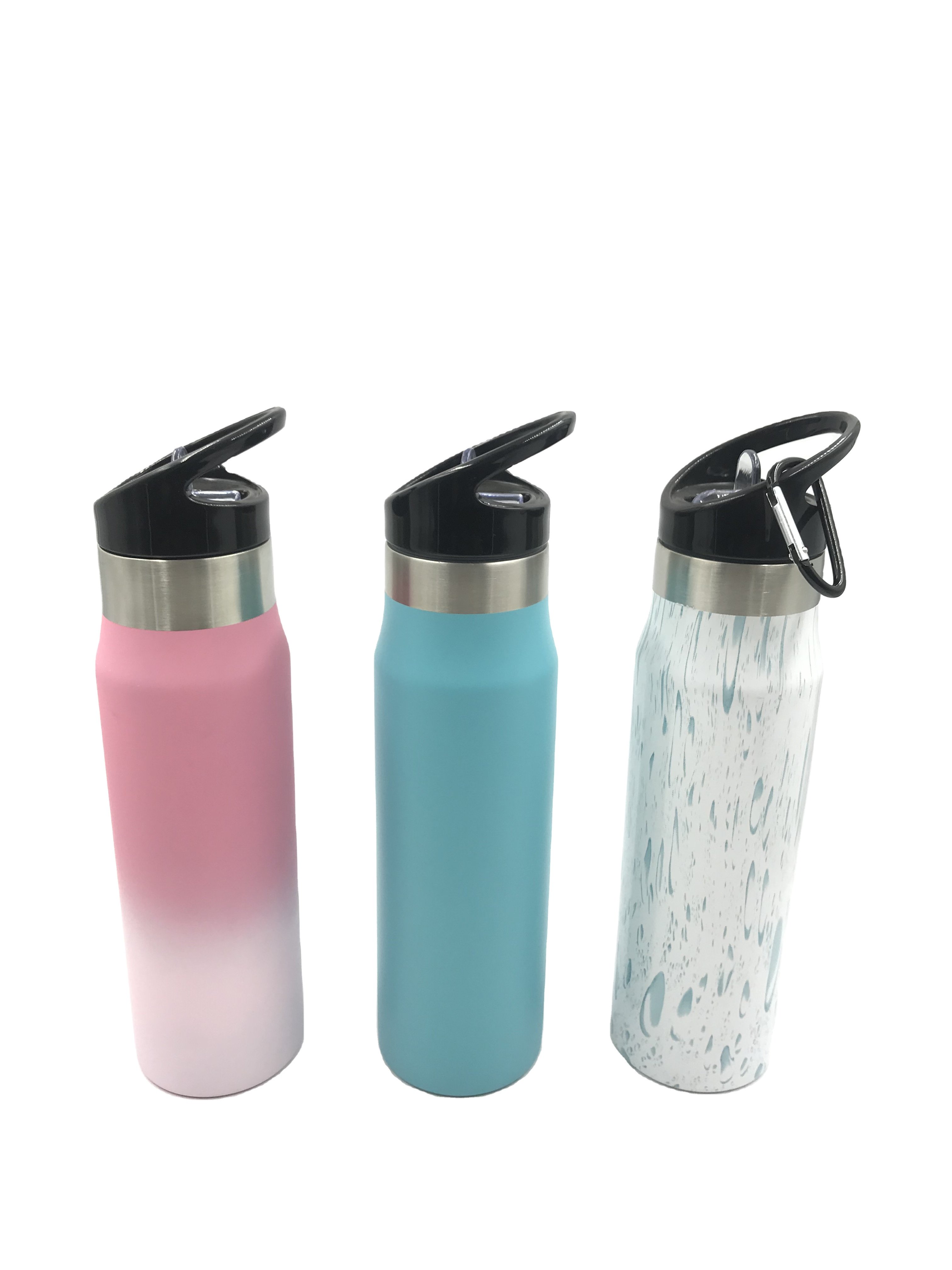 Custom High Quality 750ml Sport Water Bottles Classic Gym Stainless Steel Blender Protein Shaker Bottles