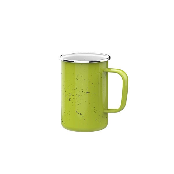 600ml 20oz Food Grade Safe Material Easy To Clean Enamel Cups With Handle coffee mugs