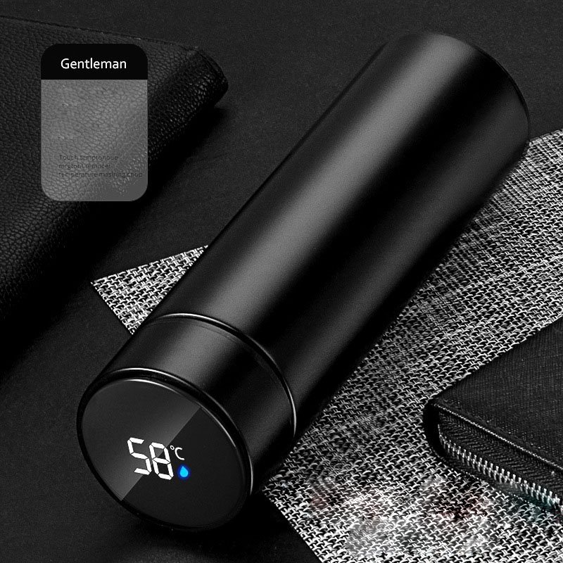 Smart LED temperature display stainless steel vacuum flask without BPA double-wall thermal vacuum cup