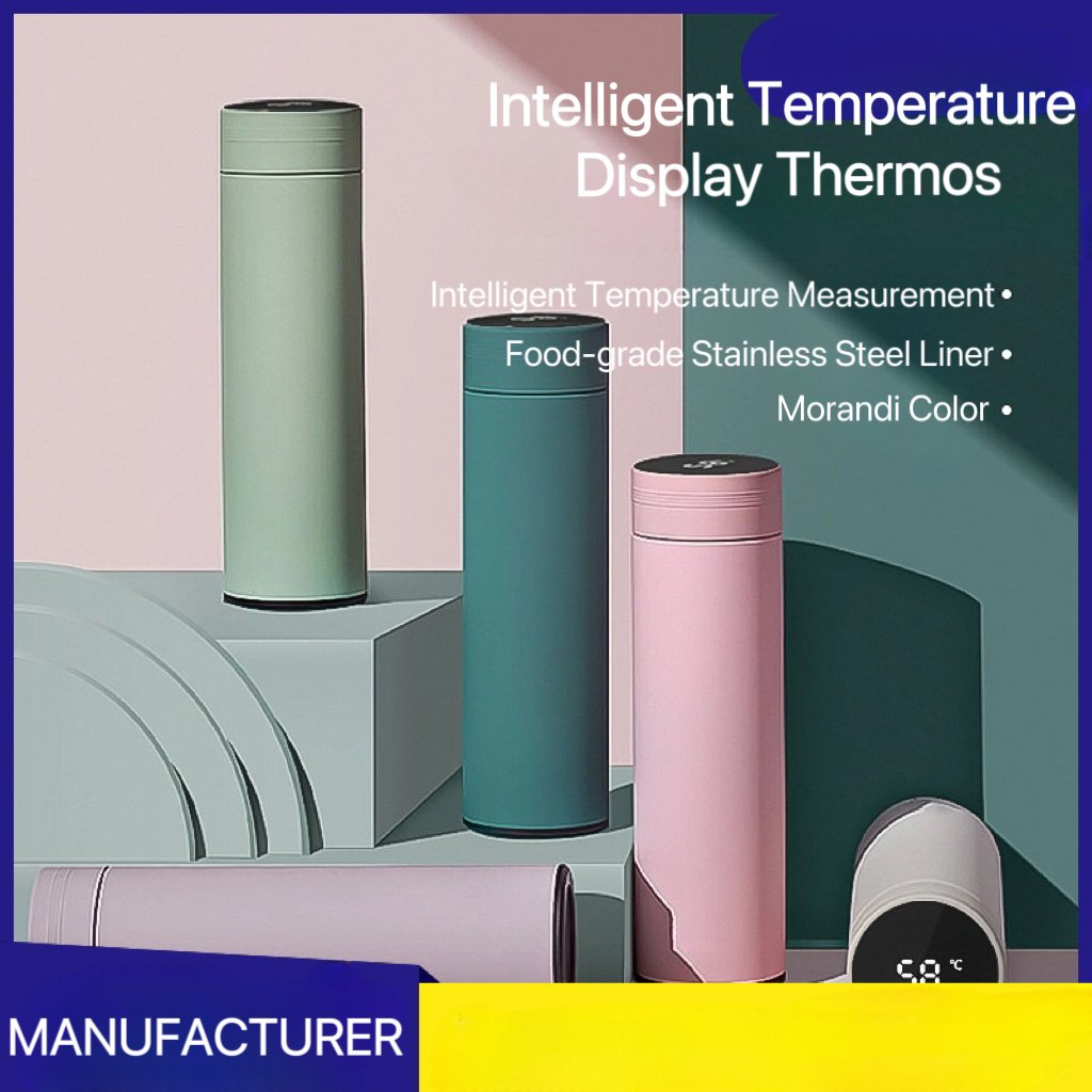Promotional Gift Ideas 480ml Hot Water Thermos Vacuum Flask Bottle Set Stainless Steel Insulated Thermal Lid for Drinking Water